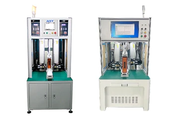 Anwendung einer doppelseitigen Punktschweißmaschine mit Lithiumbatteriesatz
